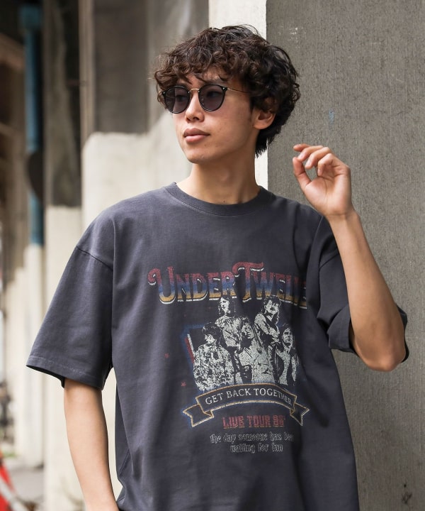 し*読様 NERV キャラクター プリント Tシャツ　beams NERV キャラクター プリント Tシャツ beams
