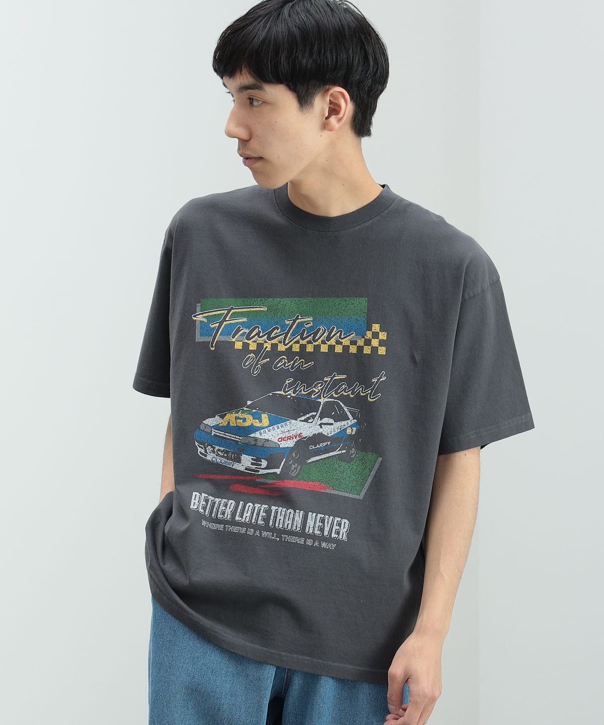 ワイルド グラフィック プリント Tシャツ Tシャツ・カットソー MEN BLACK/car M ワイルド グラフィック プリント Tシャツ Tシャツ・カットソー MEN BLACK/car M