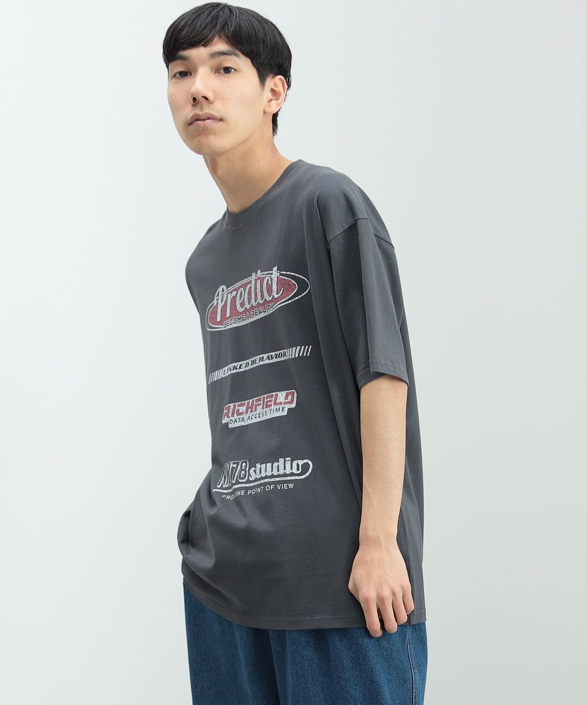 ビズ ロゴ ショートスリーブ Tシャツ Tシャツ・カットソー MEN BLACK M ビズ ロゴ ショートスリーブ Tシャツ Tシャツ・カットソー MEN BLACK M