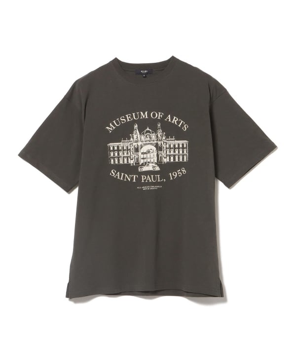 Amazon.co.jp: hide museum フォト プリント Tシャツ 黒 L ヒデ