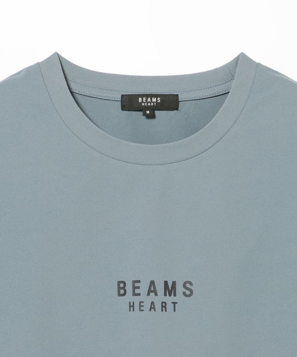 BEAMS HEART logo short sleeve top (moisture-wicking, quick-drying, anti-pilling)