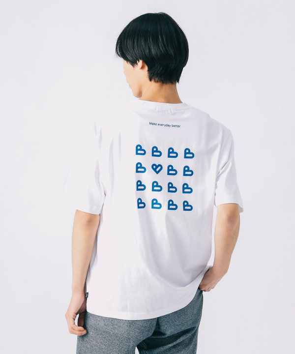BEAMS HEART(ビームス ハート)B-HEARTロゴ バックプリント T BEAMS HEART(ビームス ハート)B-HEARTロゴ バックプリント T