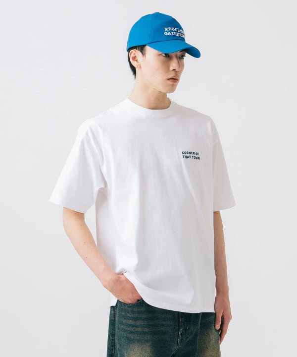 BEAMS HEART（ビームス ハート）ビルディング グラフィック コットン T