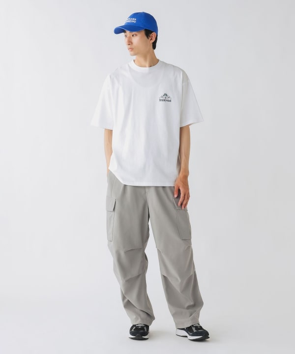 グラスハート記念品Tシャツ(ベージュ) セール】 ハートロゴプリント ロング丈半袖Tシャツ （Tシャツ