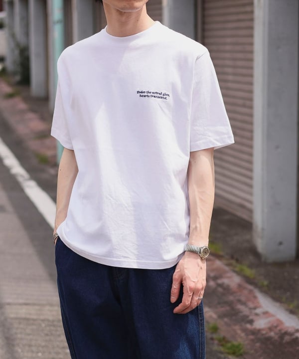 BEAMS HEART（ビームス ハート）ハート スター バックプリント T