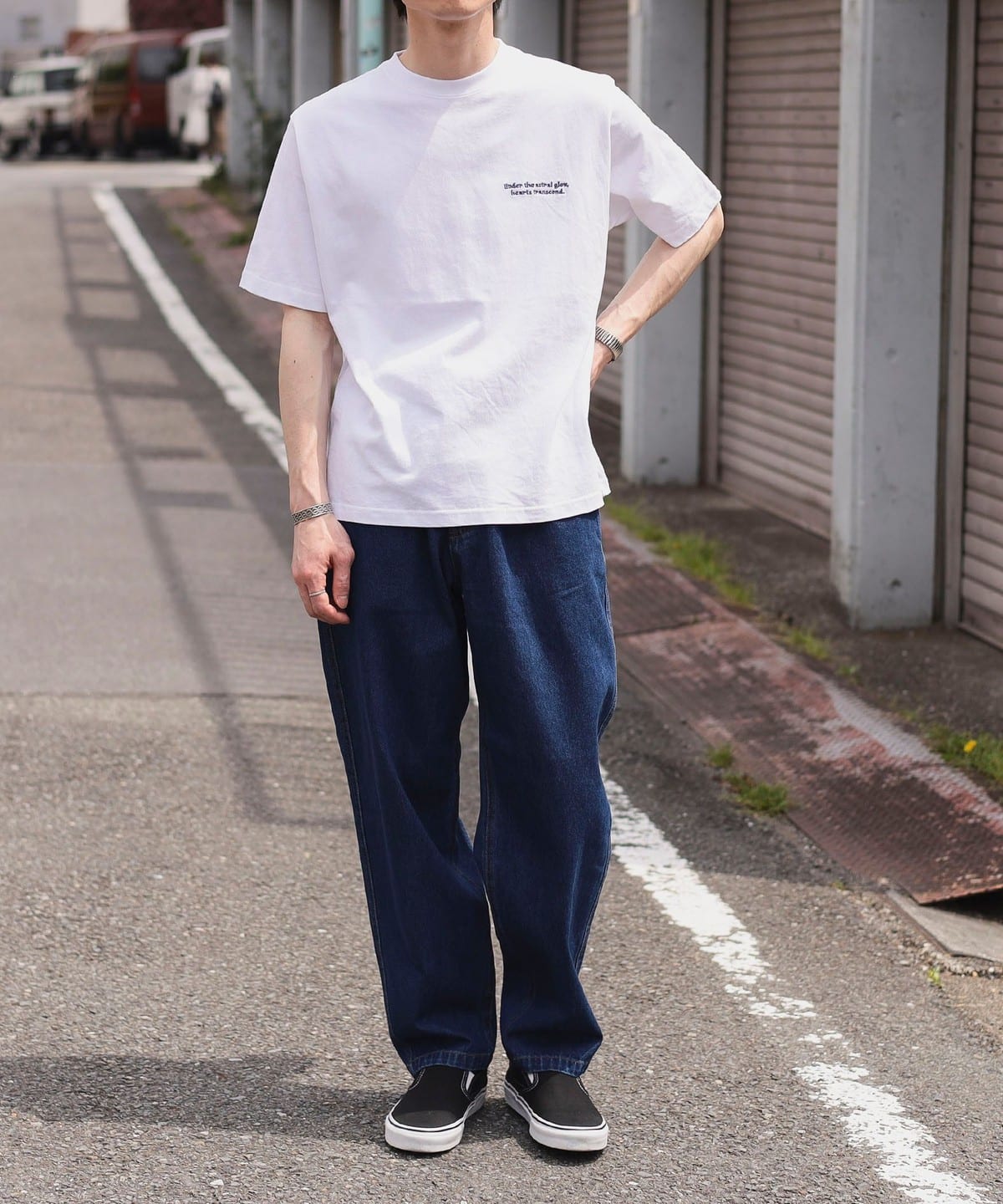 BEAMS HEART（ビームス ハート）ハート スター バックプリント T