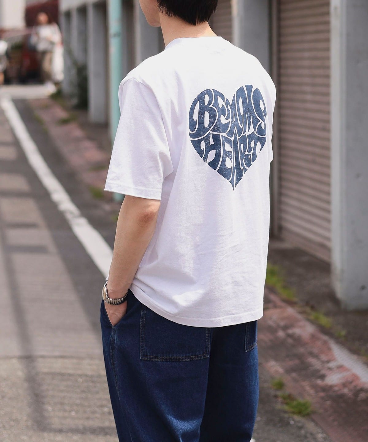 BEAMS HEART(ビームス ハート)ハート スター バックプリント T BEAMS HEART(ビームス ハート)ハート スター バックプリント T