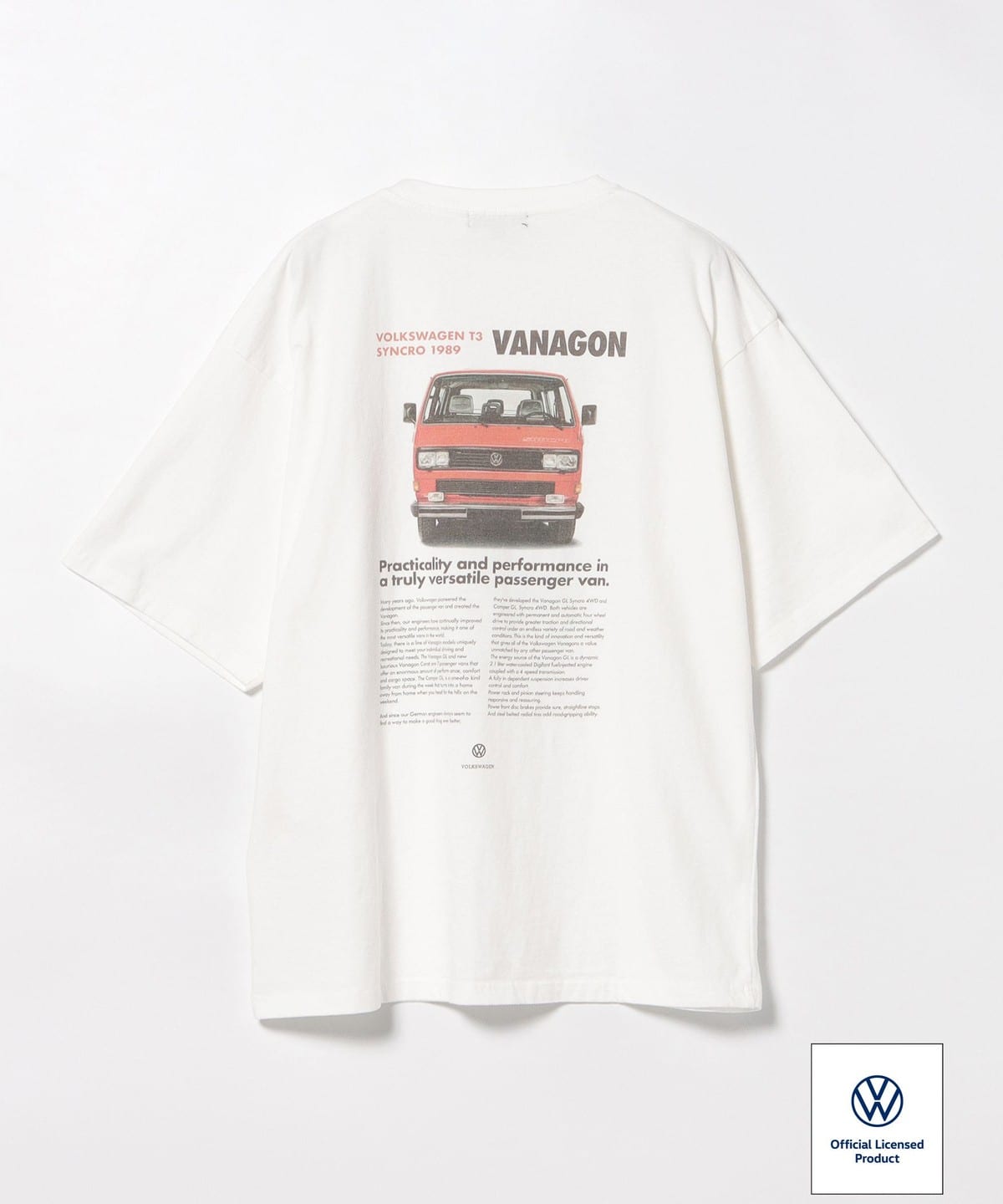 フォルクスワーゲン プリント Tシャツ Tシャツ・カットソー MEN WHITE VANAGON L フォルクスワーゲン プリント Tシャツ Tシャツ・カットソー MEN WHITE VANAGON L