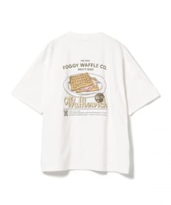 フード グラフィック バックプリント Tシャツ