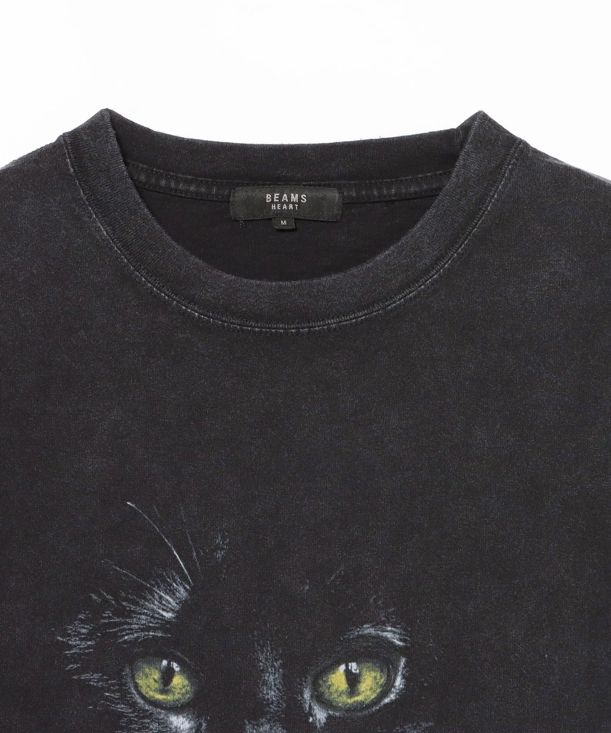 BEAMS HEART（ビームス ハート）キャットフェイス Tシャツ（Tシャツ