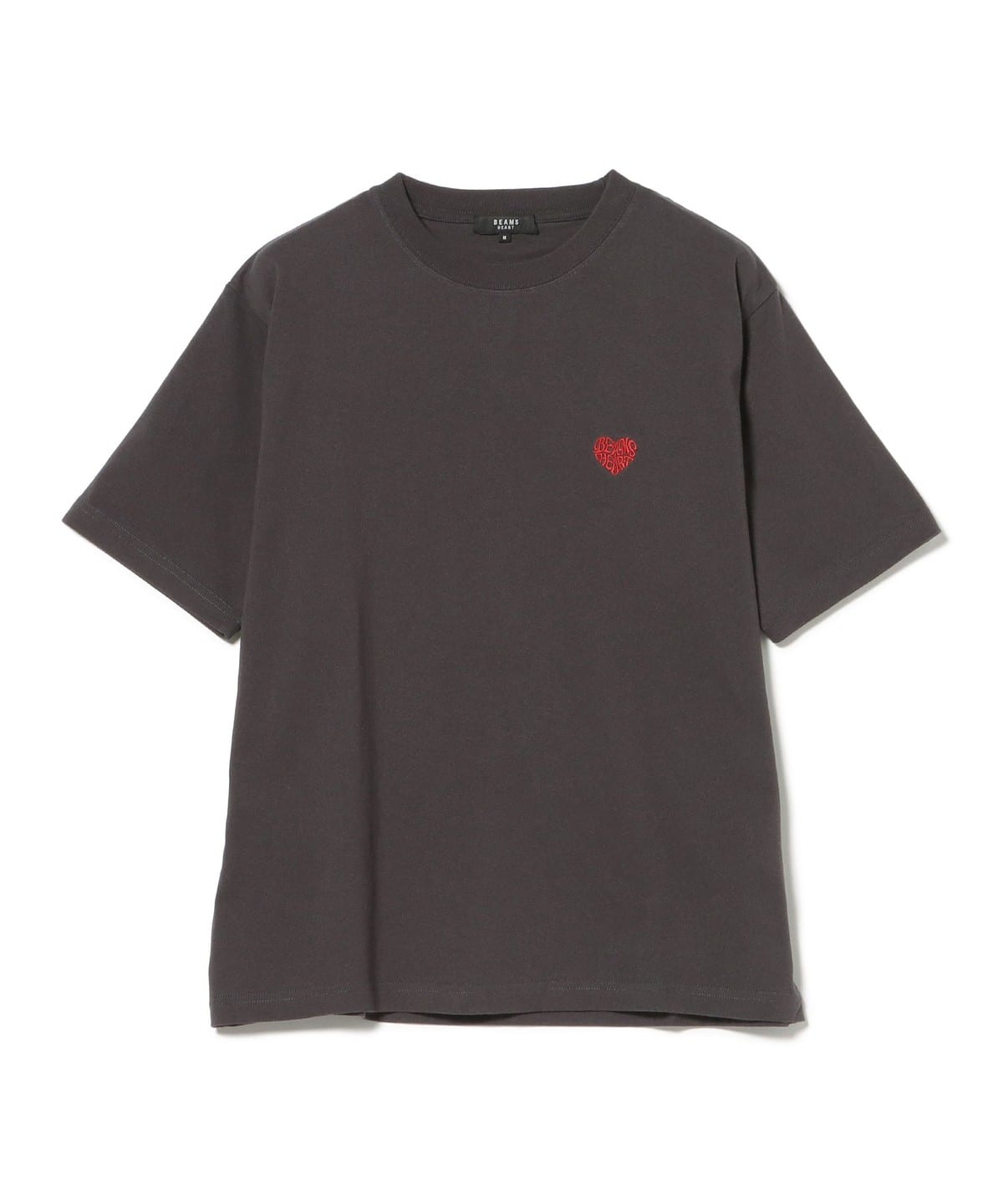 BEAMS HEART（ビームス ハート）ハート ワンポイント刺繍 Tシャツ（T