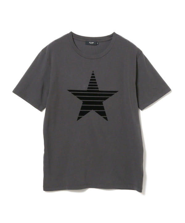 BEAMS HEART（ビームス ハート）【アウトレット】＜MEN＞BEAMS HEART / スター フロッキープリント Tシャツ（Tシャツ・カットソー  Tシャツ）通販｜BEAMS