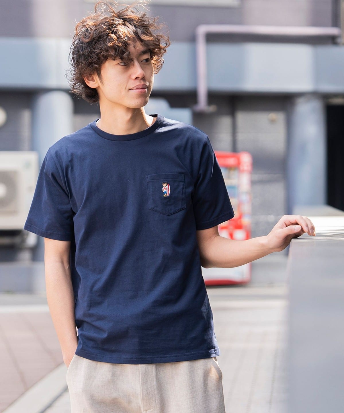 BEAMS HEART（ビームス ハート）サーフ ベアー ポケットTシャツ（T