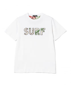 BEAMS HEART / トロピカル サーフロゴ Tシャツ