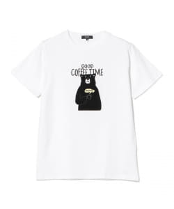 BEAMS HEART / リラックスタイム プリント Tシャツ