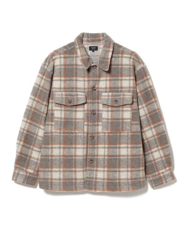 BEAMS HEART BEAMS HEART BEAMS HEART / Sliver check CPO shirt