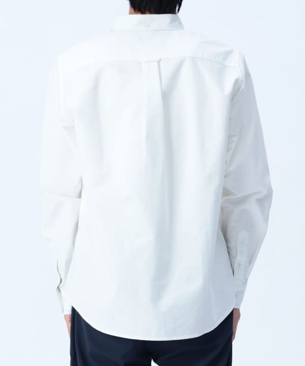 BEAMS HEART（ビームス ハート）コーヒー刺繍 ロングスリーブ シャツ