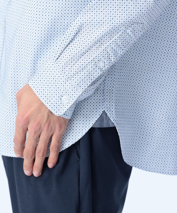 BEAMS HEART(ビームス ハート)刺し子 ロングスリーブ シャツ BEAMS HEART(ビームス ハート)刺し子 ロングスリーブ シャツ