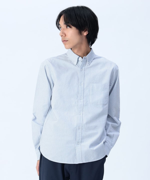 BEAMS HEART（ビームス ハート）刺し子 ロングスリーブ シャツ