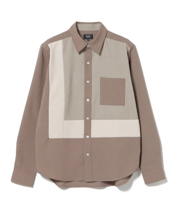 BEAMS HEART（ビームス ハート）ポリエステルパッチ 切替 ロング