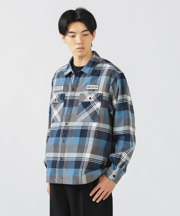 BEAMS HEART（ビームス ハート）ネルチェック ワーク シャツ（シャツ