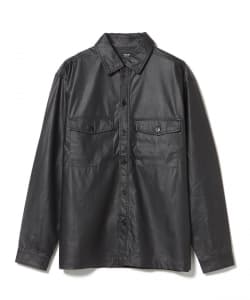 フェイクレザー CPO シャツ