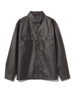 フェイクレザー CPO シャツ