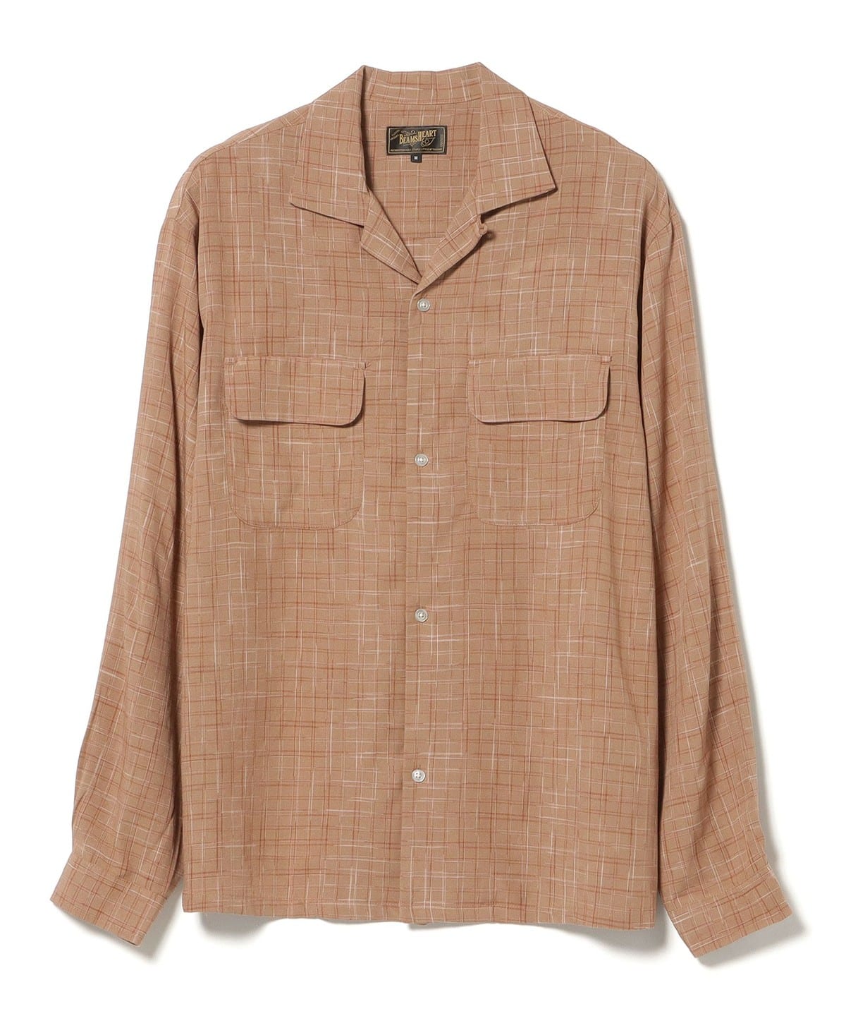 BEAMS HEART（ビームス ハート）レーヨン カスレチェック オープン