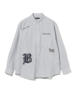 レタードワッペン オックス ロングスリーブ シャツ