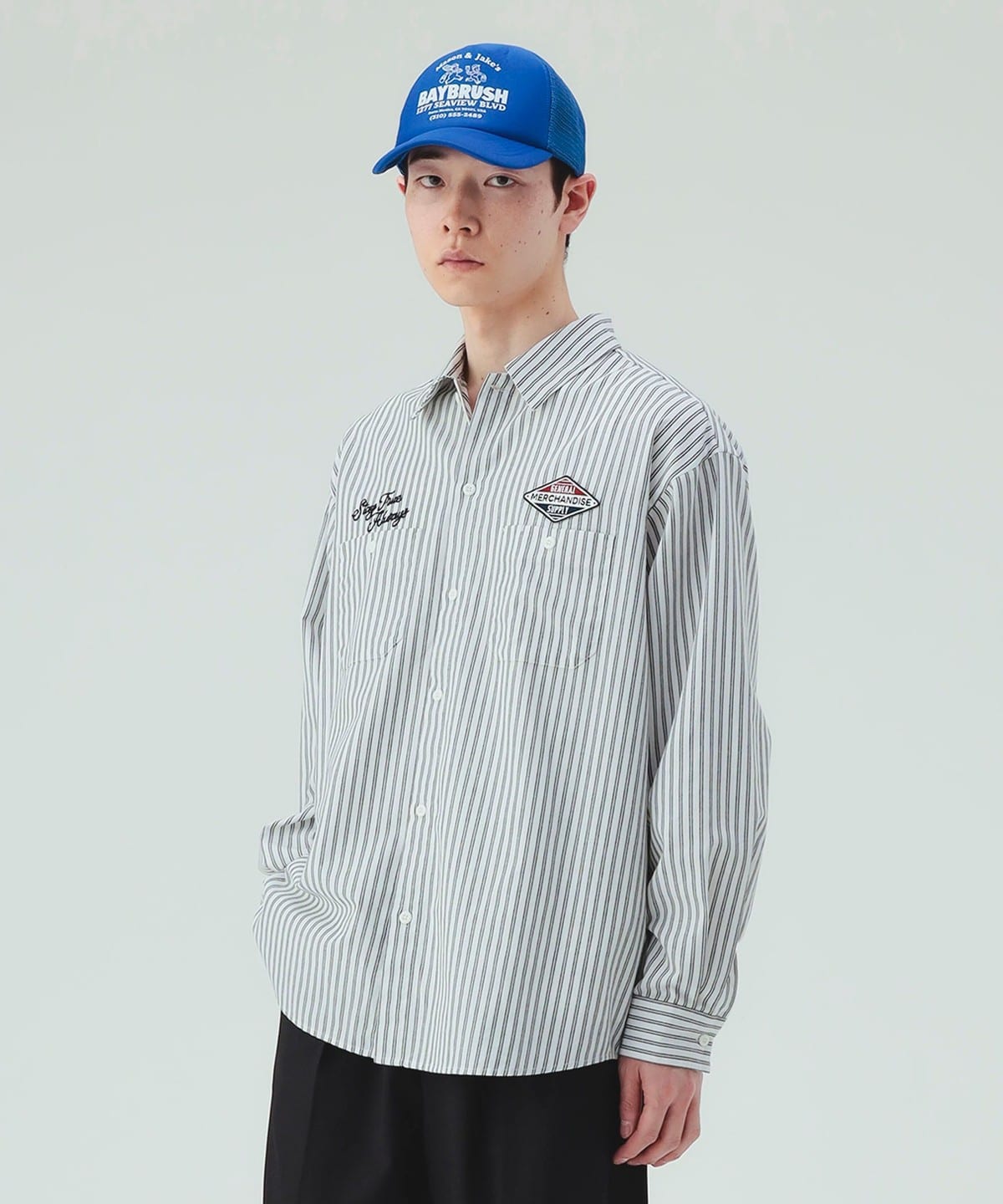 最終値下げ⭐︎Y-3 ビッグシルエット ワークシャツ 【美品】S BEAMS HEART（ビームス ハート）【5/21再値下げ】GMS ビッグシルエット