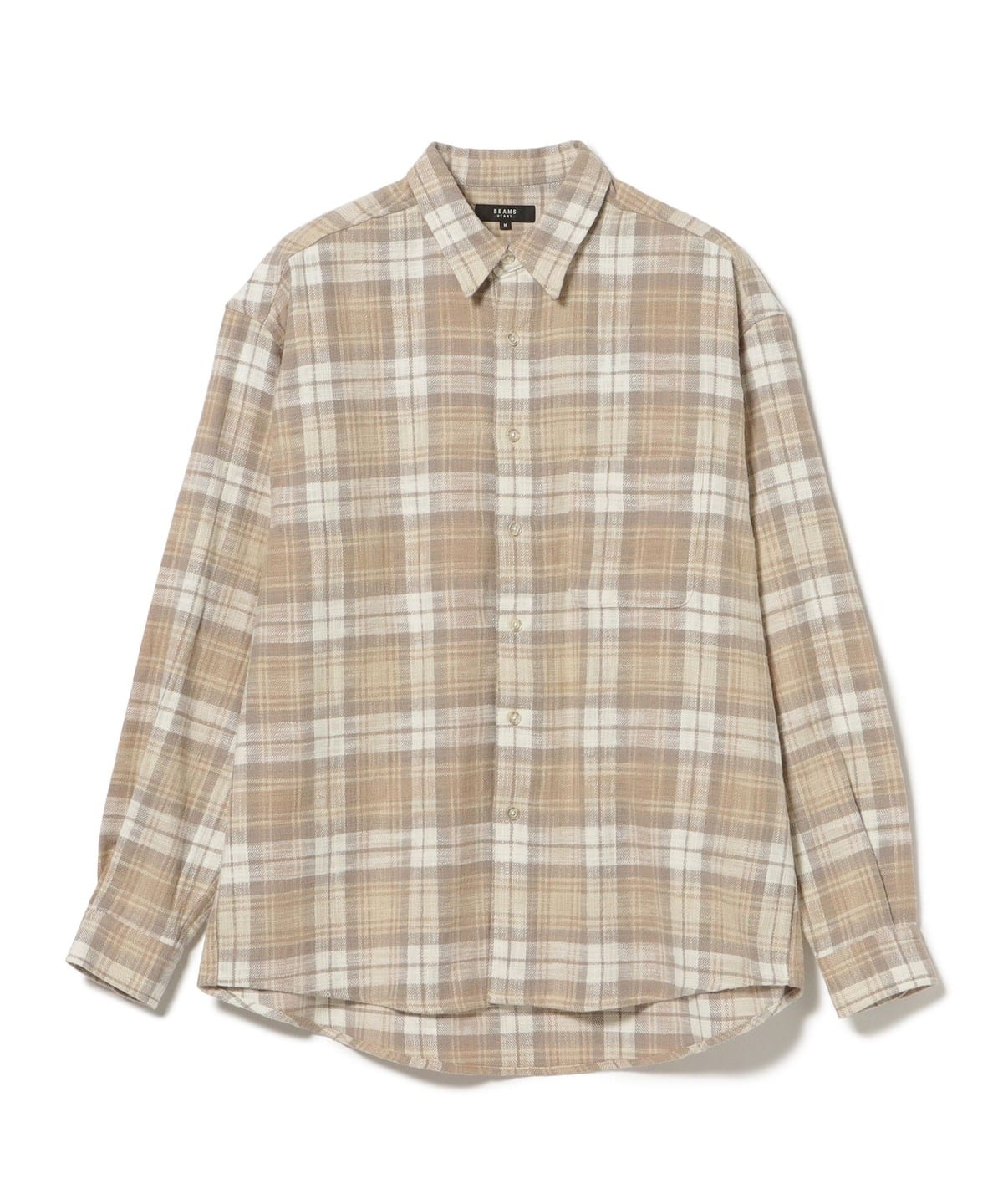 竹節棉先染格紋襯衫