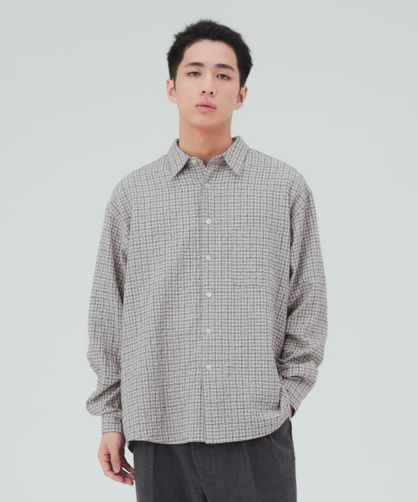 ブークレ チェックシャツ [H:183cm C:80 W:68 H:89.5 Size:L]