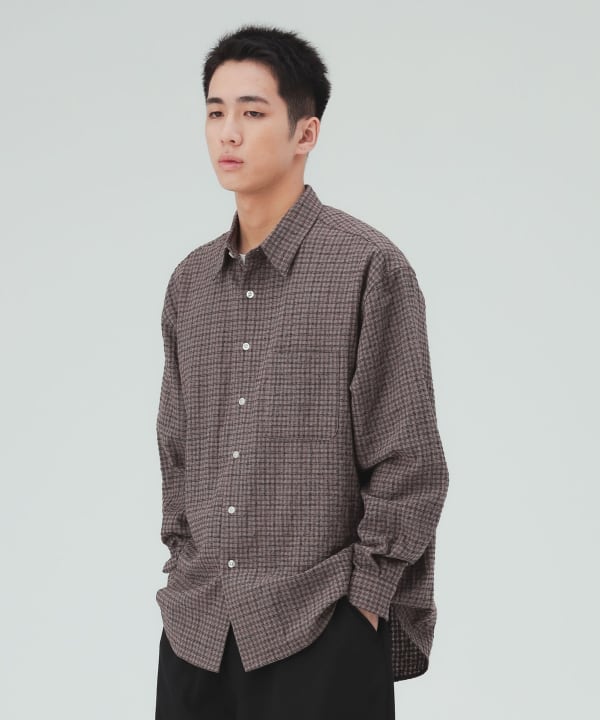 ブークレ チェックシャツ [H:183cm C:80 W:68 H:89.5 Size:L]