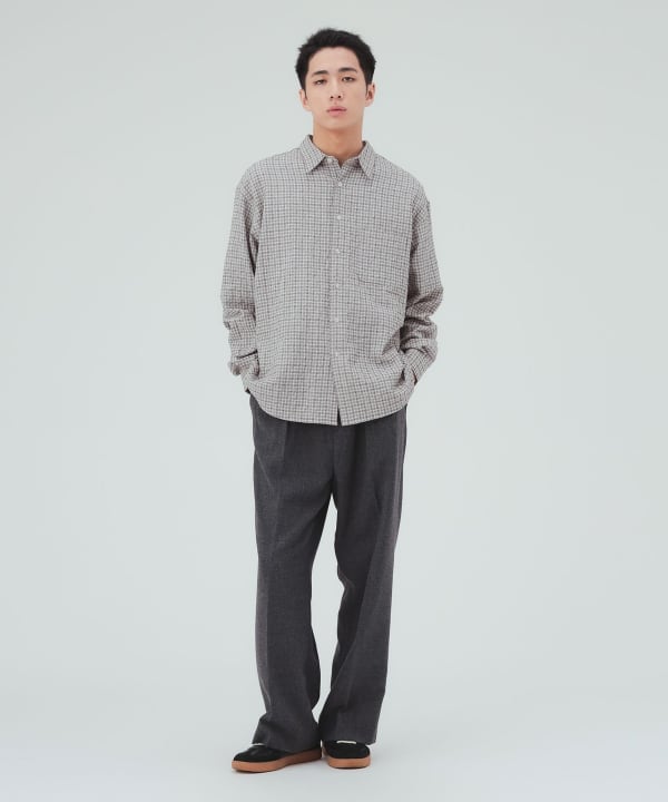 ブークレ チェックシャツ [H:183cm C:80 W:68 H:89.5 Size:L]