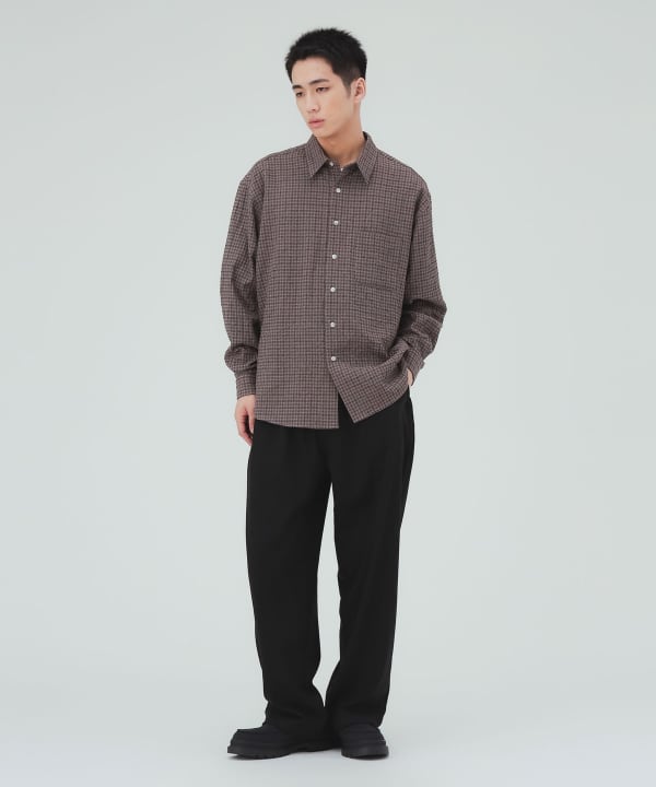 ブークレ チェックシャツ [H:183cm C:80 W:68 H:89.5 Size:L]