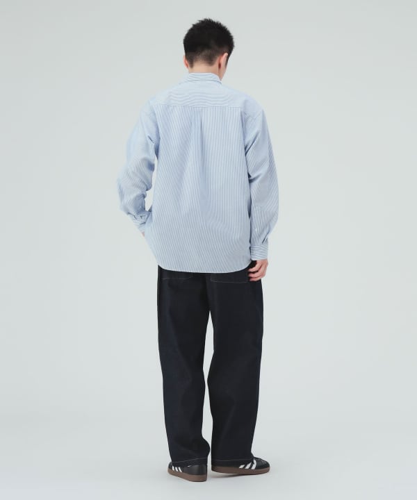 レタード オックスフォード ボタンダウンシャツ [H:183cm C:80 W:68 H:89.5 Size:L]