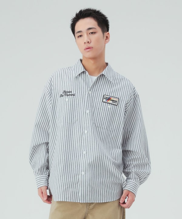 GMS ワーク ロングスリーブシャツ [H:183cm C:80 W:68 H:89.5 Size:L]