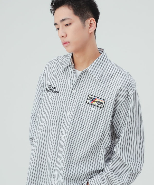 GMS ワーク ロングスリーブシャツ [H:183cm C:80 W:68 H:89.5 Size:L]