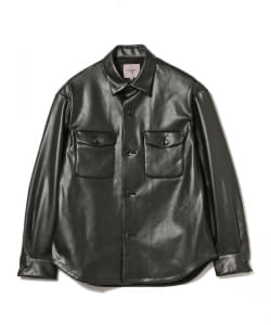 BEAMS HEART / フェイクレザー CPOシャツ