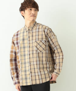 BEAMS HEART / チェッククレイジー ビッグシャツ