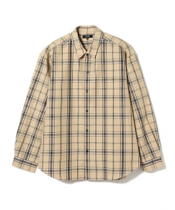 BEAMS HEART / チェックスナップ 長袖シャツ