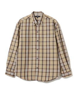 BEAMS HEART / チェックスナップ 長袖シャツ