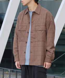 チェック CPO ビッグ シャツジャケット