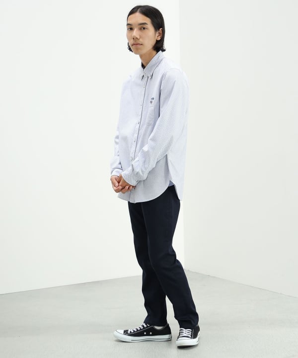 BEAMS HEART(ビームス ハート)刺し子 ボタンダウン シャツ BEAMS HEART(ビームス ハート)刺し子 ボタンダウン シャツ
