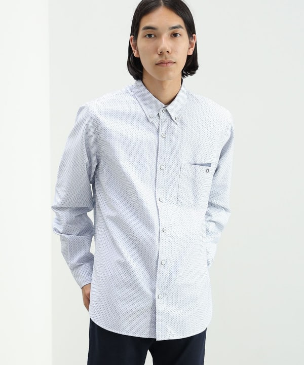 BEAMS HEART BEAMS HEART BEAMS HEART / Sashiko button-down shirt