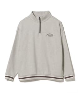 BEAMS HEART / スタンド ハーフジップ ビッグ スウェット