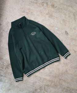 BEAMS HEART / スタンド ハーフジップ ビッグ スウェット