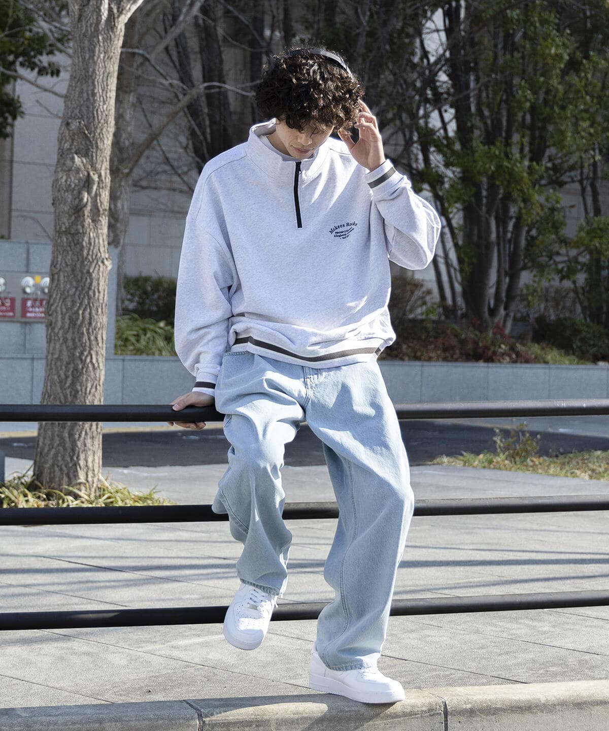 ハーフジップショートスウェット｜WEGO（ウィゴー） – WEGO