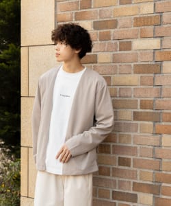 ポリエステル 梨地 カーディガン（Tシャツセット）