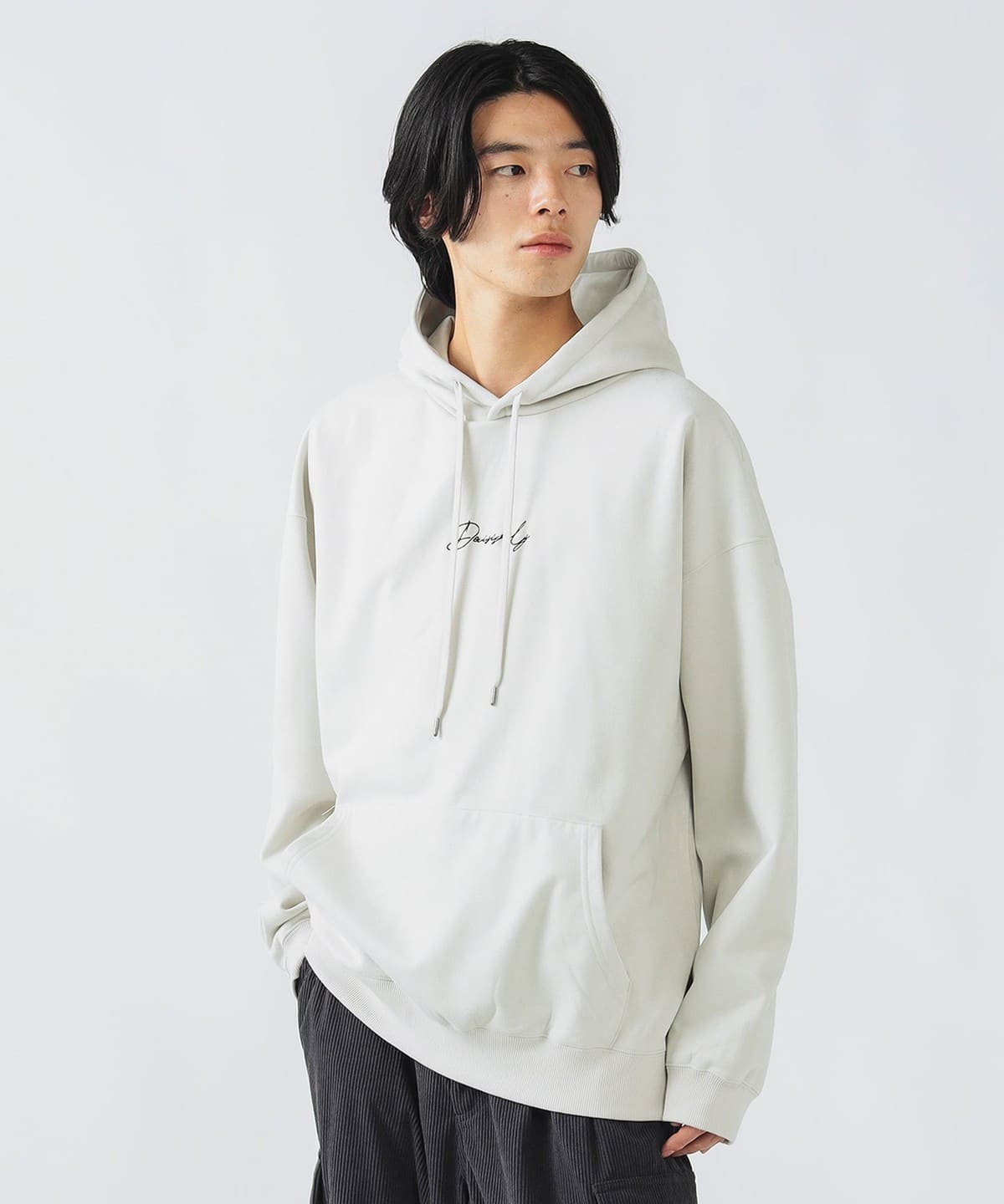 BEAMS HEART（ビームス ハート）裏起毛 フェイクスエード パーカー